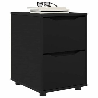 Opbergkast Zwart 40 x 48 x 57 cm Bewerkt hout 3