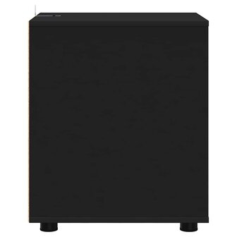 Opbergkast Zwart 40 x 48 x 57 cm Bewerkt hout 7