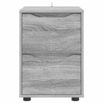 Opbergkast Grijs Sonoma 40 x 48 x 57 cm Bewerkt hout 6