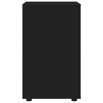 Opbergkast Zwart 40 x 48 x 81 cm Bewerkt hout 9