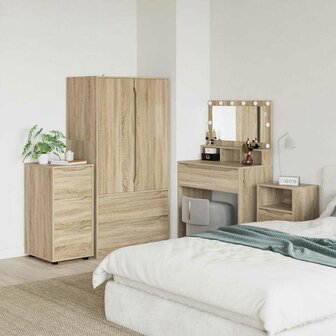 Opbergkast Sonoma Eiken 40 x 48 x 81 cm Bewerkt hout 6