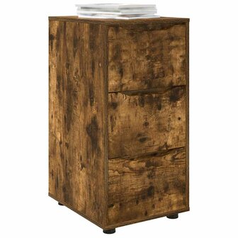 Opbergkast Gerookt eiken 40 x 48 x 81 cm Bewerkt hout 3