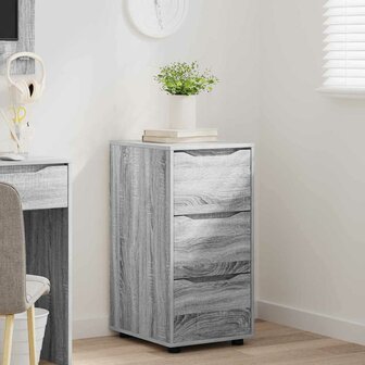 Opbergkast Grijs Sonoma 40 x 48 x 81 cm Bewerkt hout 4
