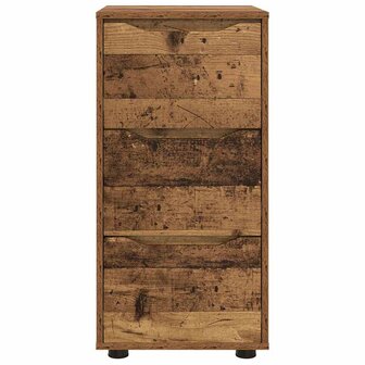 Opbergkast Oud Hout 40 x 48 x 81 cm Bewerkt hout 8