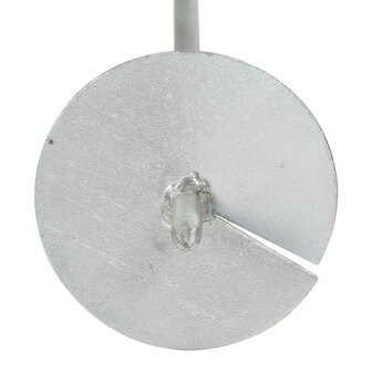 Grondankers 6 st 10x60 cm gegalvaniseerd metaal 6