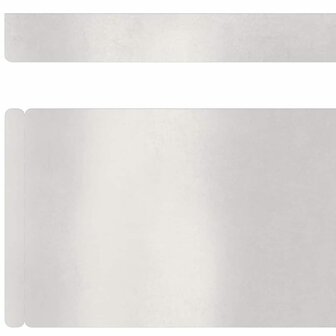 Tuinrand Zilver 450 x 0.05 x 15 cm Roestvrij staal 8