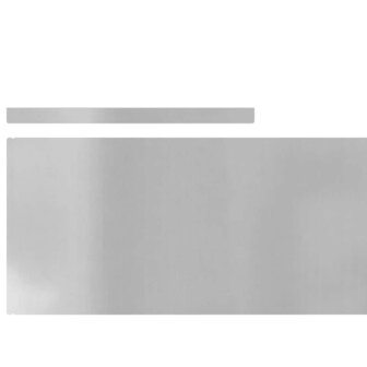 Tuinrand Zilver 450 x 0.05 x 15 cm Gegalvaniseerd staal 7