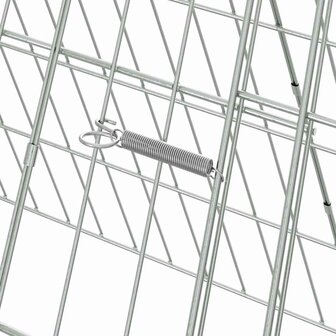 Konijnenkooi Zilver 650 x 55 x 55 cm Gegalvaniseerd staal 8