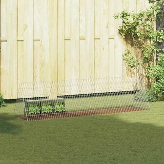 Konijnenkooi Zilver 650 x 55 x 55 cm Gegalvaniseerd staal 1