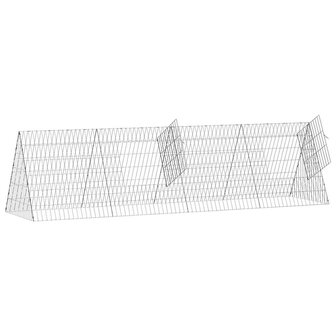 Konijnenkooi Zilver 650 x 55 x 55 cm Gegalvaniseerd staal 5