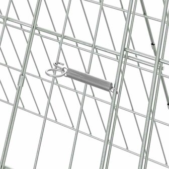 Konijnenkooi Zilver 650 x 55 x 55 cm Gegalvaniseerd staal 8