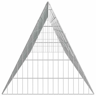Konijnenkooi Zilver 650 x 55 x 55 cm Gegalvaniseerd staal 7
