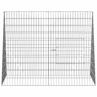 Konijnenkooi Zilver 215 x 100 x 85 cm Gegalvaniseerd staal 6