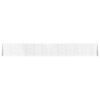 Konijnenkooi Zilver 215 x 100 x 85 cm Gegalvaniseerd staal 6