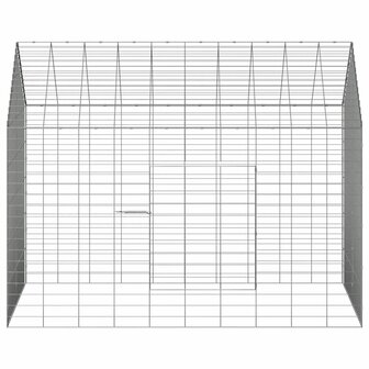 Konijnenkooi Zilver 400 x 78 x 78 cm Gegalvaniseerd staal 7