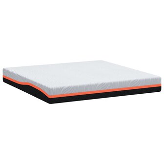 Matras Wit en Grijs 180 x 200 cm Traagschuim 6