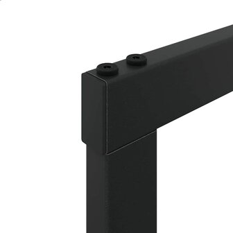 Haardhoutrek 100x30x209 cm staal zwart 9