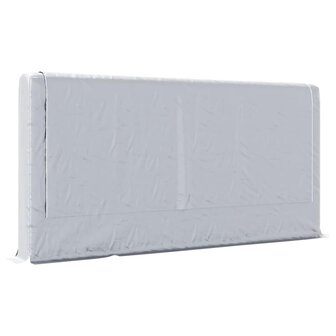 Haardhoutrek met regenhoes 300x25x150 cm gegalvaniseerd staal 6