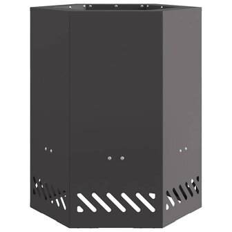 Rookloze Vuurschaal Zwart 38 x 38 x 51 cm Staal 5