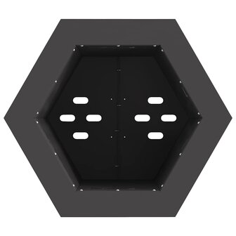 Rookloze Vuurschaal Zwart 38 x 38 x 51 cm Staal 6