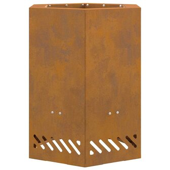 Rookloze Vuurschaal Bruin 38 x 38 x 51 cm Staal 2