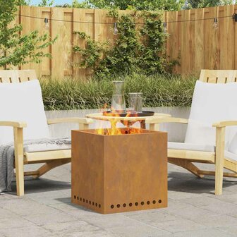 Rookloze Vuurschaal Bruin 48 x 48 x 50 cm Staal 1