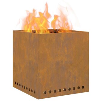 Rookloze Vuurschaal Bruin 48 x 48 x 50 cm Staal 3