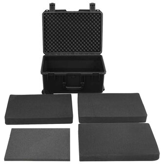 Flightcase draagbaar 54x41,5x29 cm PP zwart 6