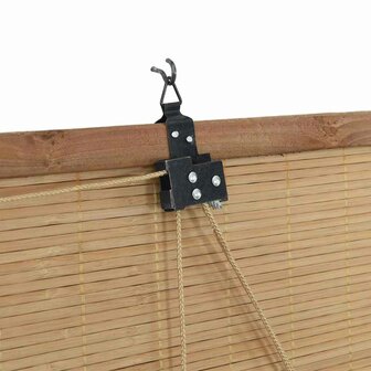 Raamrolgordijnen &amp; Shutters Anders Licht Bruin Bamboe 7