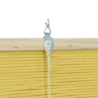 Raamrolgordijnen &amp; Shutters Geel Bamboe 8