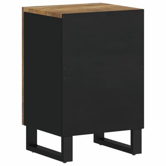 Badkamerkast 38x33x58 cm massief mangohout 6