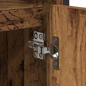 Badkamerkast Oud Hout 60 x 35 x 60 cm Bewerkt hout 9