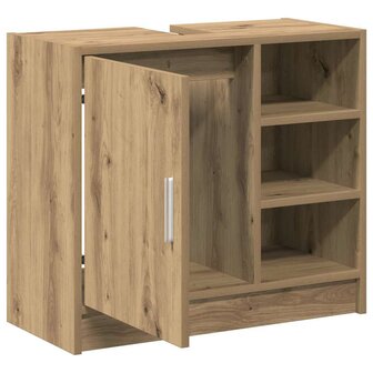Badkamerkast Artisan Eiken 63 x 29 x 55 cm Bewerkt hout 5