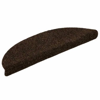 Trapmatten zelfklevend 10 stuks 56x17x3 cm bruin halfrond 2