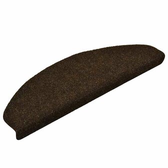 Trapmatten Zelfklevend 10 stuks 65x21x4 cm Bruin Halfrond Groot 2