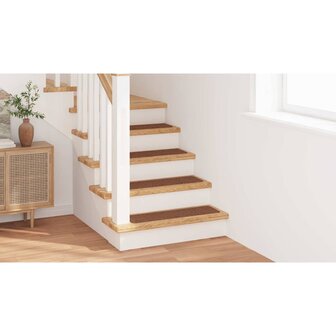 Antislip Trapmatten Latex achterkant 15 pcs Geel 75 x 20 cm PP 4