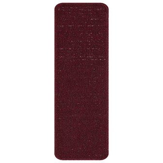 Antislip Trapmatten 15 pcs Bordeauxrood 60 x 25 cm PP 5