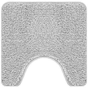 Antislip Badmat met Toilet Cut Grijs 50 x 50 cm PP 2