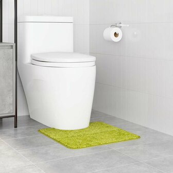 Antislip Badmat met Toilet Cut Groen 50 x 50 cm PP 3