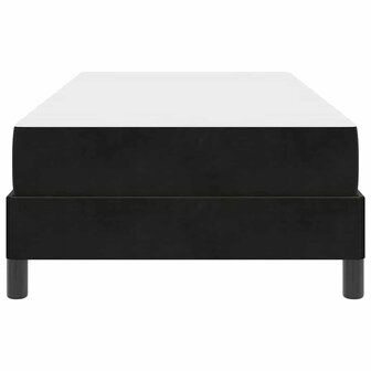 Boxspringbed met matras met matras Zwart 80 x 210 cm Fluweel 6