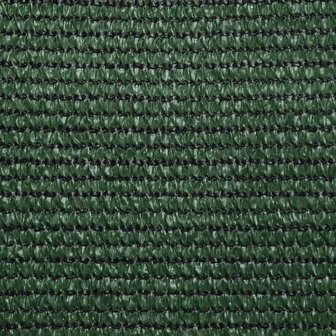 Zonnezeil driehoekig 160 g/m&sup2; 6x6x6 m HDPE donkergroen 9