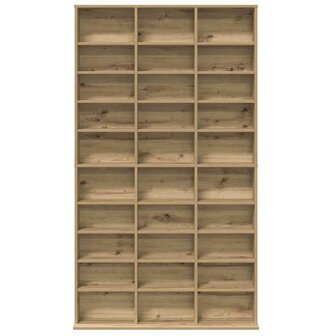 Cd-kast met plank artisanaal eikenkleurig 101 x 23 x 177.5 cm 6