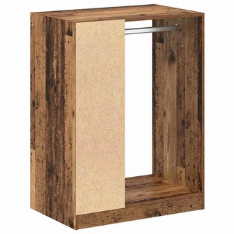 Kledingkast met plank Oud hout 77 x 48 x 102 cm Bewerkt hout 6