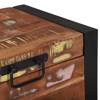 Opbergkisten Bruin 40 x 30 x 30 cm Massief gerecycled hout 8