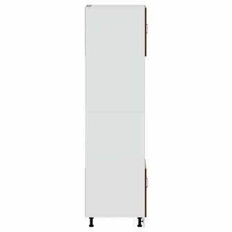 Ovenkasten 2 st Lucca bewerkt hout bruin eikenkleur 6