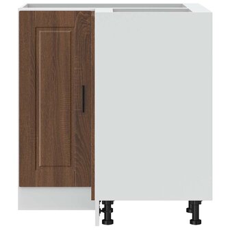 Keuken hoekonderkast "Porto" bewerkt hout bruin eikenkleur 5