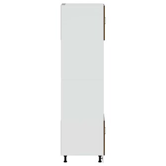 Ovenkasten 2 st Porto bewerkt hout bruin eikenkleur 6