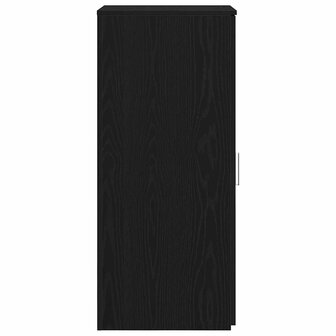 Opbergkast zwart 40x45x103,5 cm bewerkt hout 6