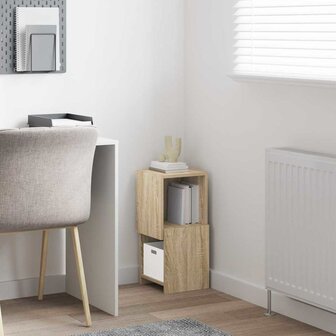 Hoekkast Wit 25,5x25x55cm Bewerkt hout 4