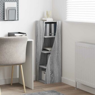 Hoekkast Wit 32x32x102cm Bewerkt hout 4